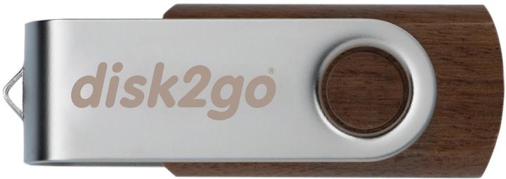 Actual product image Disk2go Wood (64 GB, USB-A)