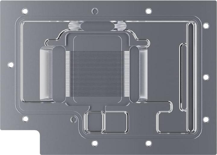 Immagine prodotto Alphacool Ice Block Aurora Acrylic RTX 4070TI Reference con piastra posteriore