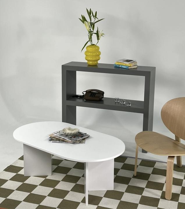 Image du produit Skye Decor Leo Oval Coffee Table (110 x 42 x 60 cm)
