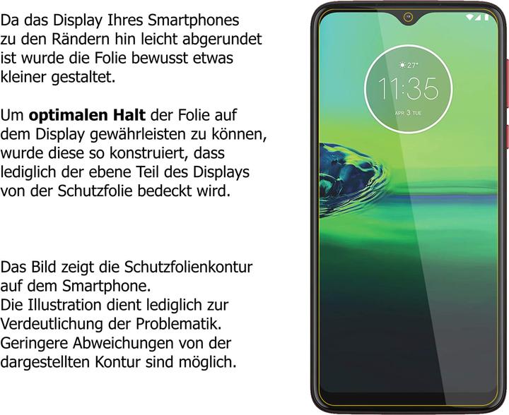 Actual product image Dipos Screen Protector Anti-Glare (5 Piece, Motorola Moto G8 Play)