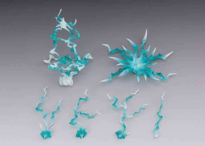 Actual product image Bandai Namco Tamashii Effect Action Figure Accessories Thunder Green Version for S.H.Figuarts
