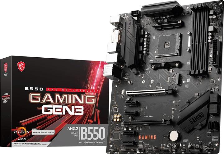 Actual product image MSI B550 GAMING GEN3 (AM4, AMD B550, ATX)