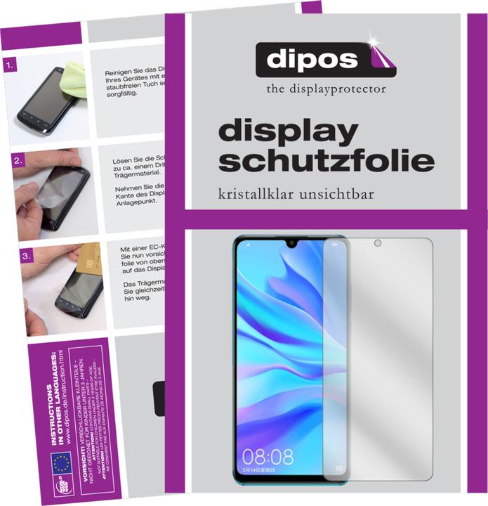 Produktbild Dipos Displayschutzfolie Crystalclear (2 Stück, Huawei P30 Lite)