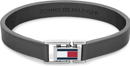 Produktbild Tommy Hilfiger Å edÃ½ koÅ¾enÃ½ nÃ¡ramek s ocelovÃ½m zapÃ­nÃ¡nÃ­m 2790428