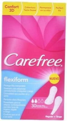 Carefree Flexible Pantyliner Flexiform 30 Pieces - Pack of 30