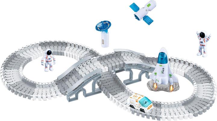 Produktbild Roadway Rennstrecken-Set Space Explorer, 142-tlg.