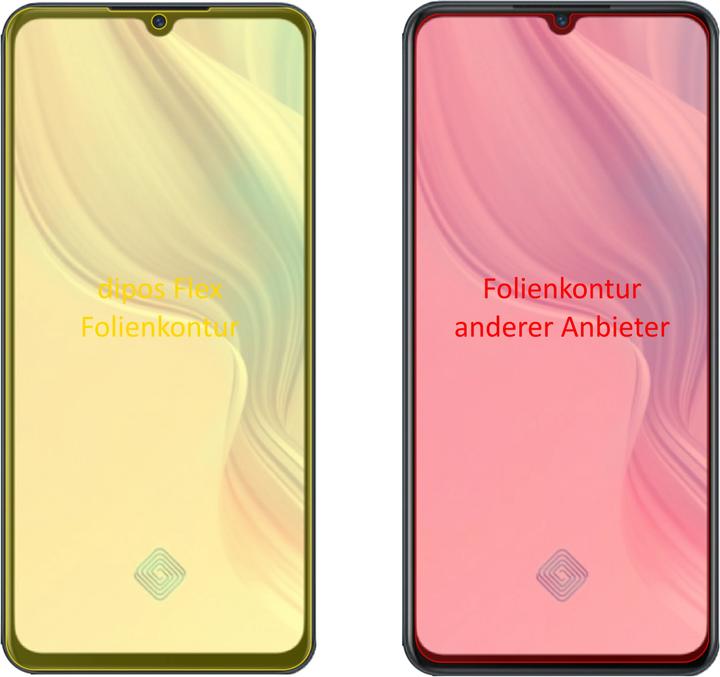 Actual product image Dipos Screen Protector Full-Cover 3D (2 Piece, Vivo Z1x)