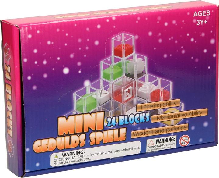 Geduldsspiel Würfel, 24tlg