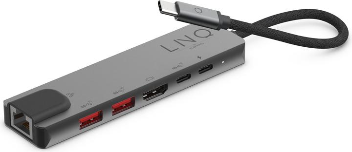 Produktbild LINQ Connects 6in1 Pro USB-C Multiport Hub (USB-C, 4 Ports)