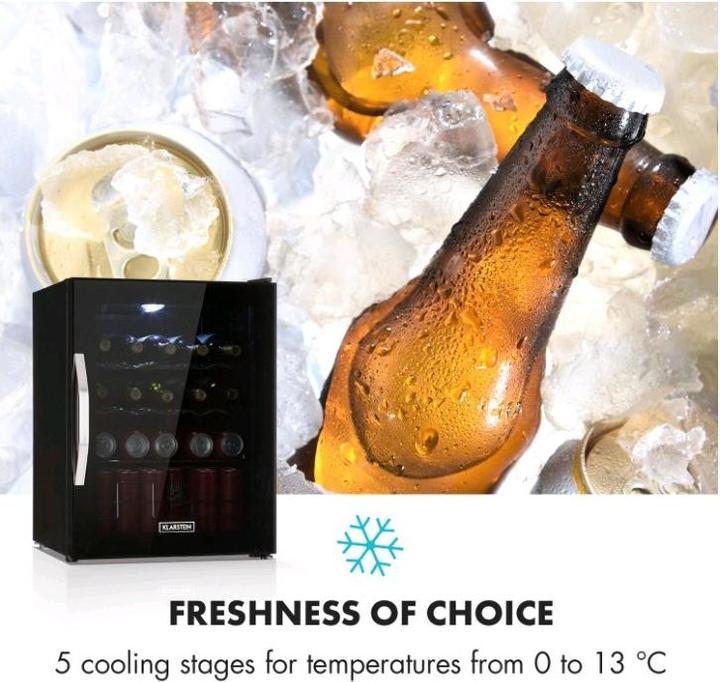 Produktbild Klarstein Beersafe XL Onyx GetränkekühlschrankD (60 l)