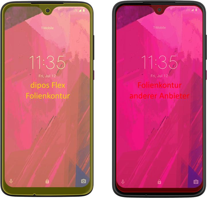 Image du produit Dipos Film de Protection d’écran Full-Cover 3D (3 pièce(s), T-Mobile Revvlry Plus)