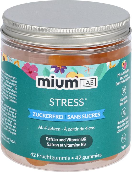 Mium Lab Vitamingummis Stress (42 Stück, Gummies, 143 g)