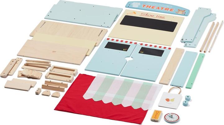 Actual product image Small Wood - 2-in-1 Theatre and Shop