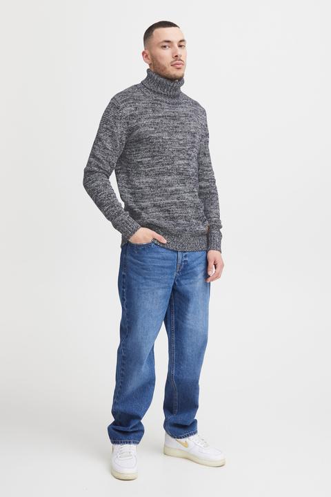 Immagine prodotto Solid Philaremo Maglione Col Collo Alto Pullover In Maglia Dolcevita Da Uomo Con Collo Alto In Coton (XXL)