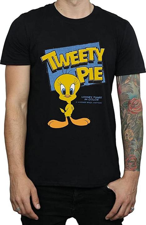 Actual product image Looney Tunes Mens Classic Tweety Cotton T-Shirt (L)