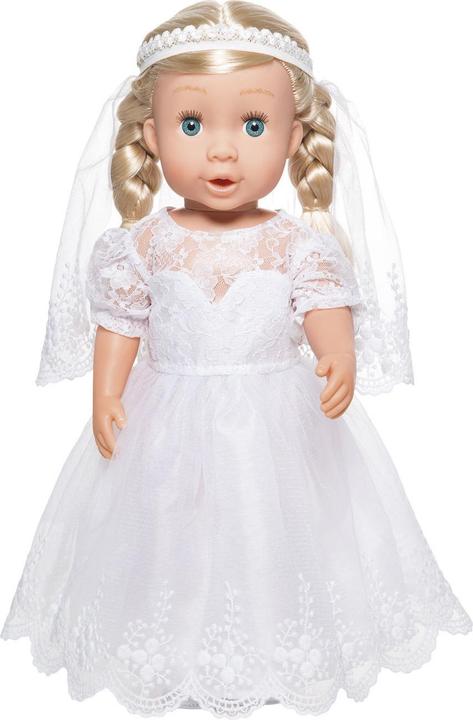 Actual product image Heless Dolls wedding dress with veil