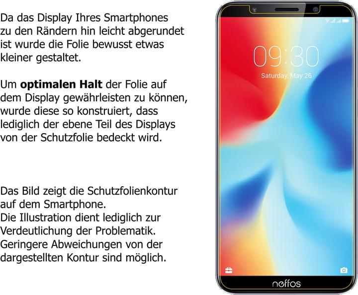 Produktbild Dipos Displayschutzfolie Crystalclear (2 Stück, TP-Link Neffos C9A)