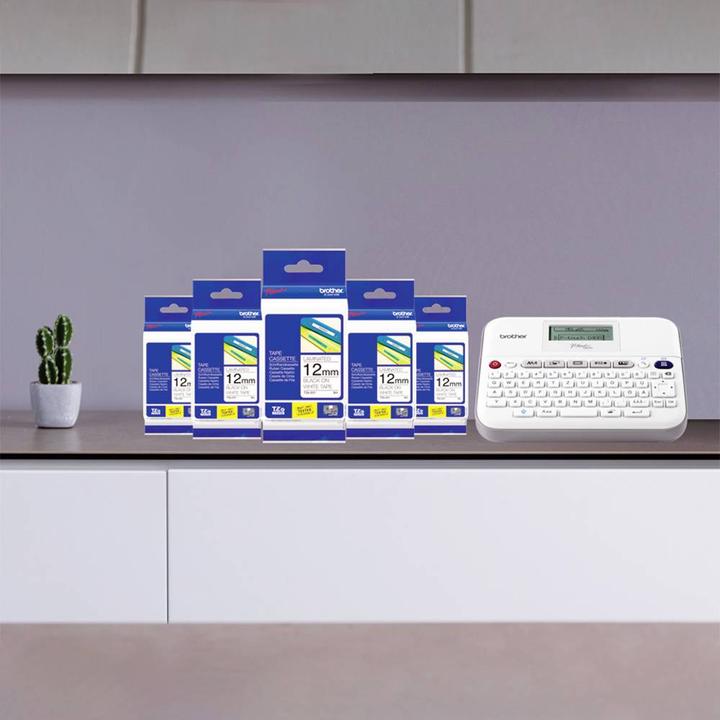 Produktbild Brother PT-D400BP + 5 gratis Beschriftungsbänder