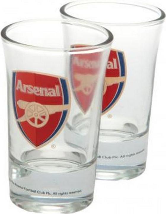 Image du produit Arsenal FC Verres à liqueur 2paquets (0.50 dl, 2 x, Verre à fusil)