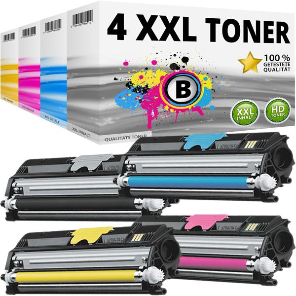Image du produit Druckfuxx 4x XXL TONER für KONICA MINOLTA MAGICOLOR 1600W 1650EN 1680MF 1690MF m