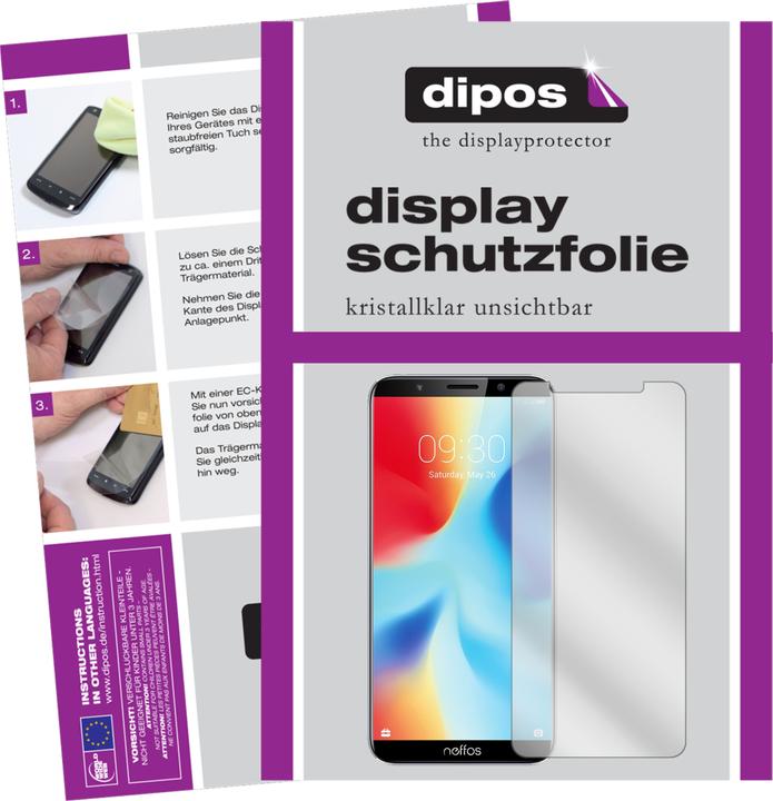Produktbild Dipos Displayschutzfolie Crystalclear (2 Stück, TP-Link Neffos C9A)