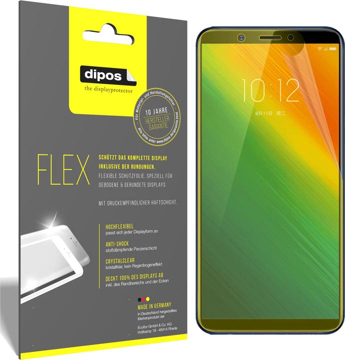 Produktbild Dipos Displayschutzfolie Full-Cover 3D (3 Stück, Lenovo K5 Note (2018))