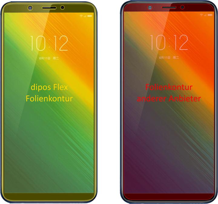 Produktbild Dipos Displayschutzfolie Full-Cover 3D (3 Stück, Lenovo K5 Note (2018))