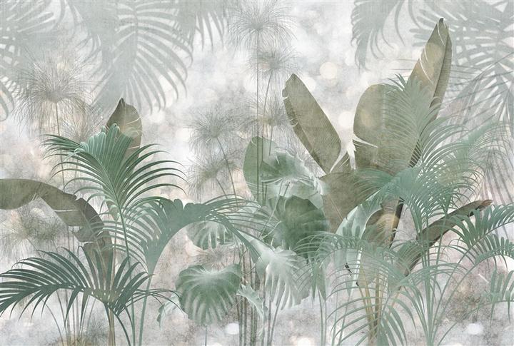 Komar Fototapete Vlies XXL4-1033 Paillettes Tropicales 4-tlg. 368 x 248 cm (368 x 248 cm)