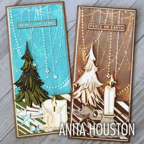 Image du produit Sizzix Thinlits pochoir de perforation "Trim a Tree Colorize by Tim Holtz".