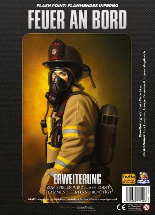 Immagine prodotto IBCD0018 - Fire on Board - Gioco da tavolo, per 2-6 giocatori, da 10 anni (EN-Expansion) (Tedesco)