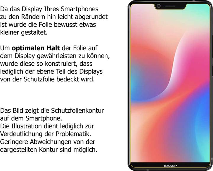 Immagine prodotto Dipos Pellicola Protettiva Antiriflesso (6 Pezzo/i, Sharp Aquos S3 Alta)