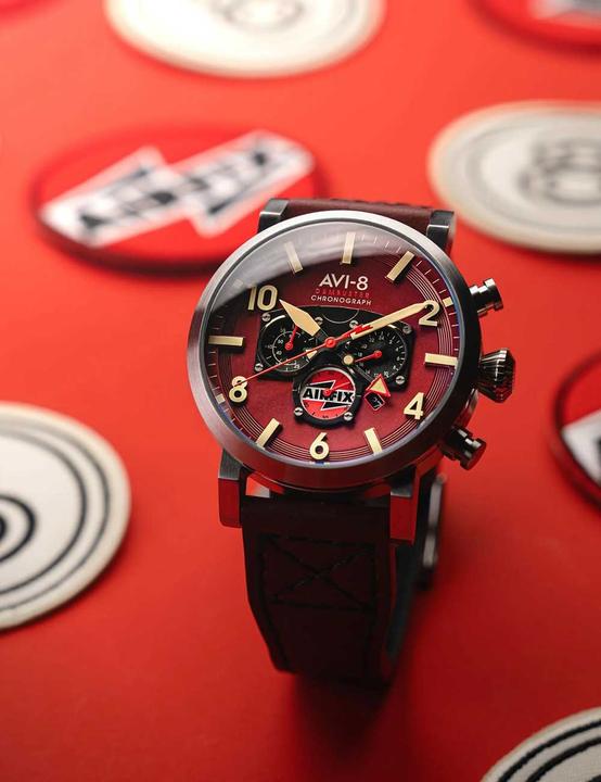 Immagine prodotto AVI-8 AV-4107-04 (Orologio da pilota, Cronografo)