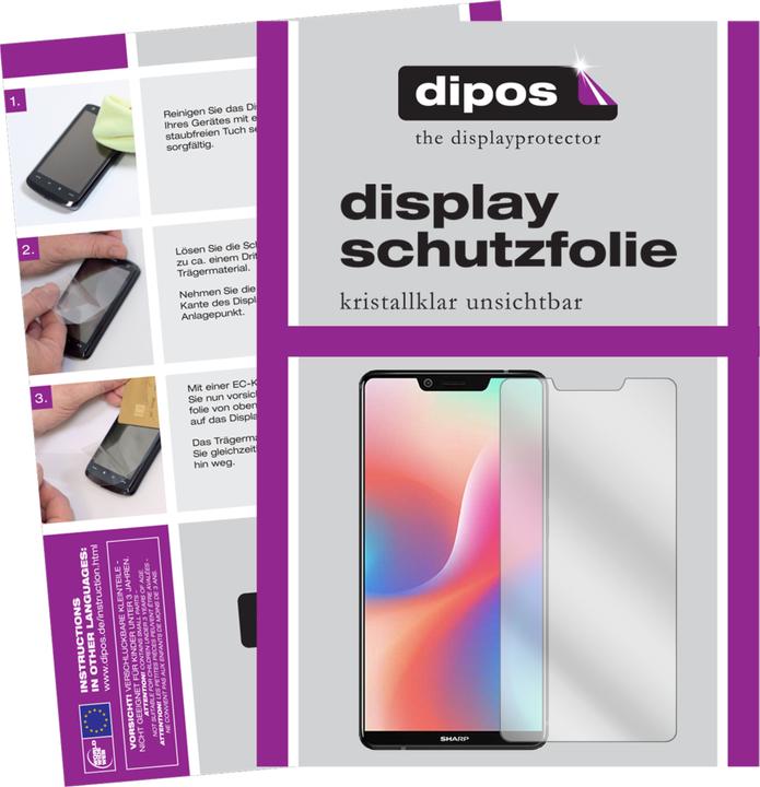 Image du produit Dipos Film de Protection d’écran Crystalclear (6 pièce(s), Sharp Aquos S3 High)