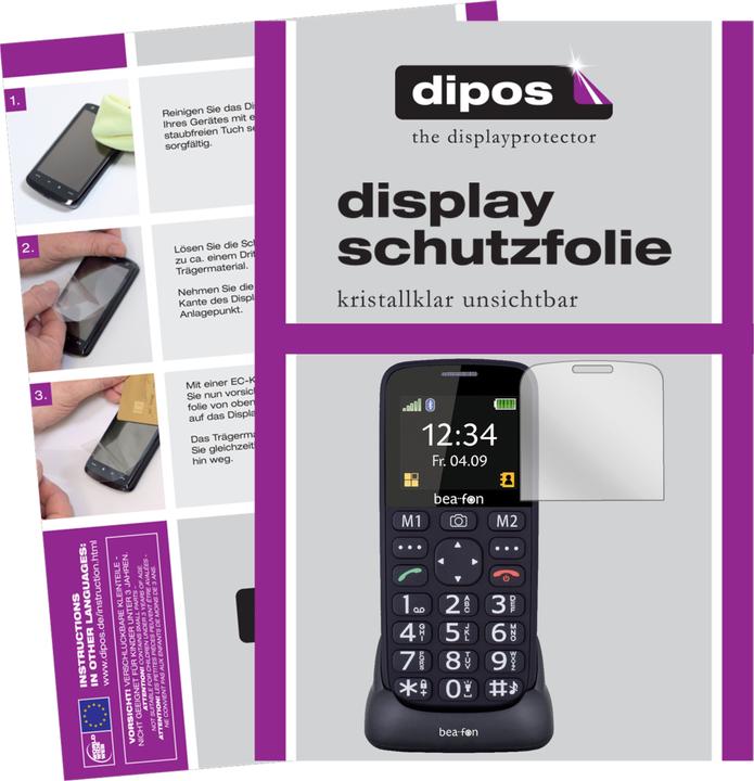 Actual product image Dipos Screen Protector Crystalclear (2 Piece, Beafon SL240)