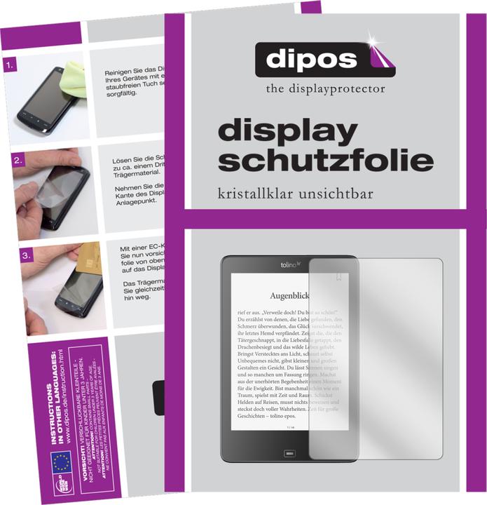 Actual product image Dipos Screen Protector Crystalclear (2 Piece, epic)