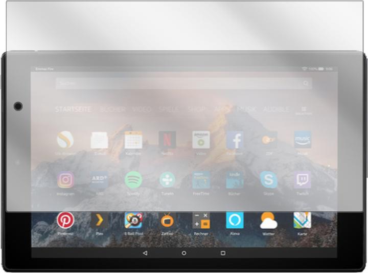 Actual product image Dipos Screen Protector Crystalclear (2 Piece, Amazon Fire HD 10 2017)