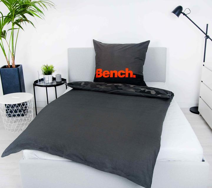 Image du produit Herding Klaus GmbH Garniture de lit Bench Camouflage Anthracite (Housse de couette, 160 x 210 cm)