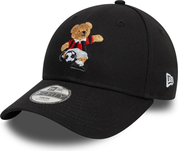 New Era 9Forty Kinder Cap - AC MAILAND schwarz BEAR - Youth (55, 56, 54 C)