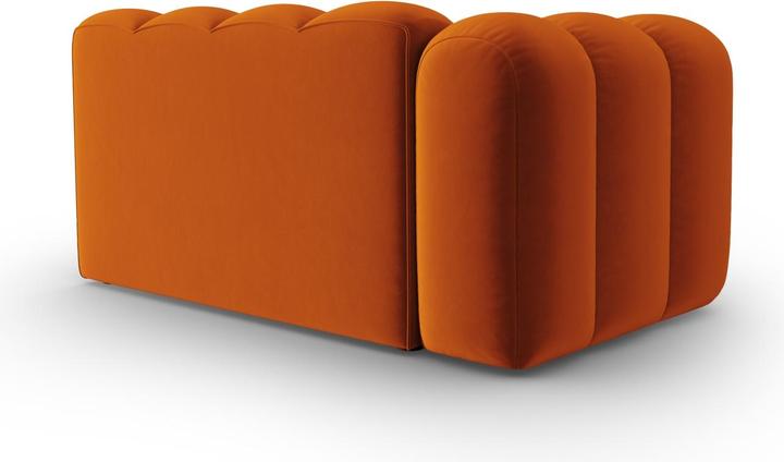 Actual product image Micadoni Velvet Left Modular Sofa, "Lupine", 2 Seats, 145x95x70Made in Europe (2 person sofa, 3-seater, 4-seater)