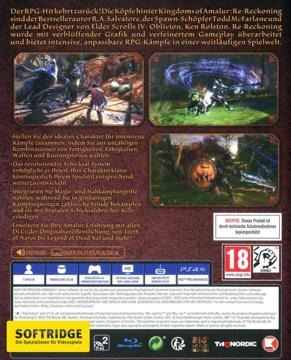 Produktbild THQ Kingdoms of Amalur Re-Reckoning (PS4, EN)