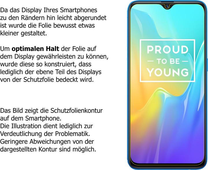 Image du produit Dipos Film de Protection d’écran Crystalclear (5 pièce(s), Oppo Realme 1)
