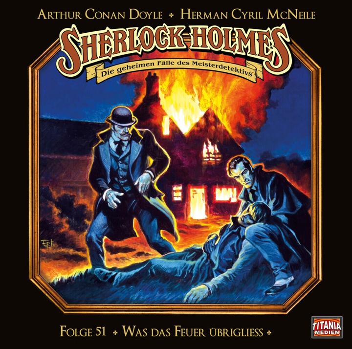Actual product image Sherlock Holmes - Episode 51 (Arthur Conan Doyle, Marc Group, Herman Cyril McNeile, Titania Media, Joachim Tennstedt, German)