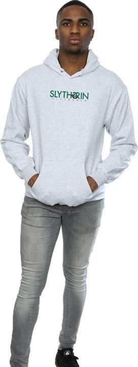 Actual product image Mens Slytherin Text Hoodie (3XL)