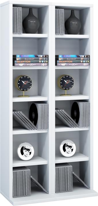 Produktbild VCM Holz CD DVD Stand Regal Milano (42 x 20 x 92 cm)