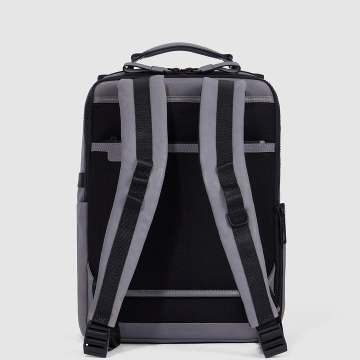 Actual product image Piquadro Harper - Leather laptop backpack 15.6" with Ipad compartment (15 l)
