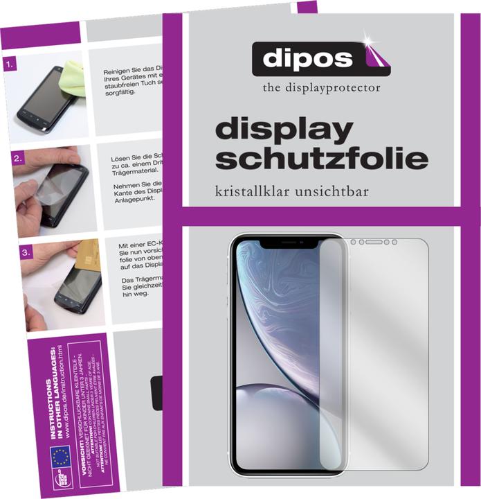 Produktbild Dipos Displayschutzfolie Crystalclear (6 Stück, Apple iPhone XR)