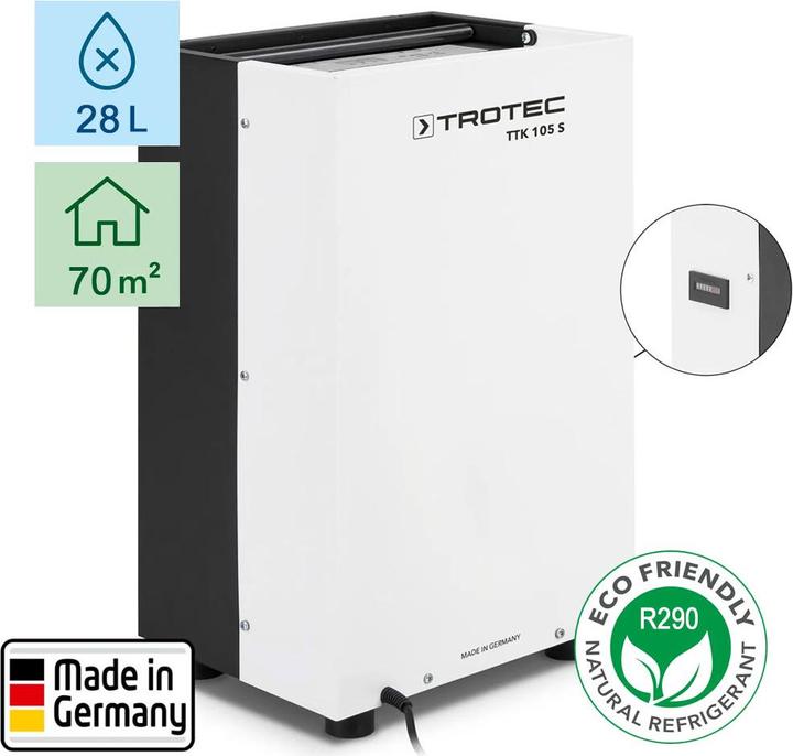 Produktbild Trotec TTK105S HC (70 m², 28 l/24h)