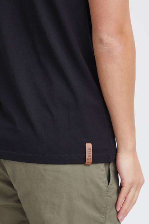 Immagine prodotto Solid Volker T-Shirt A Maniche Corte Maglietta Da Uomo Con Collo Grandad (L)