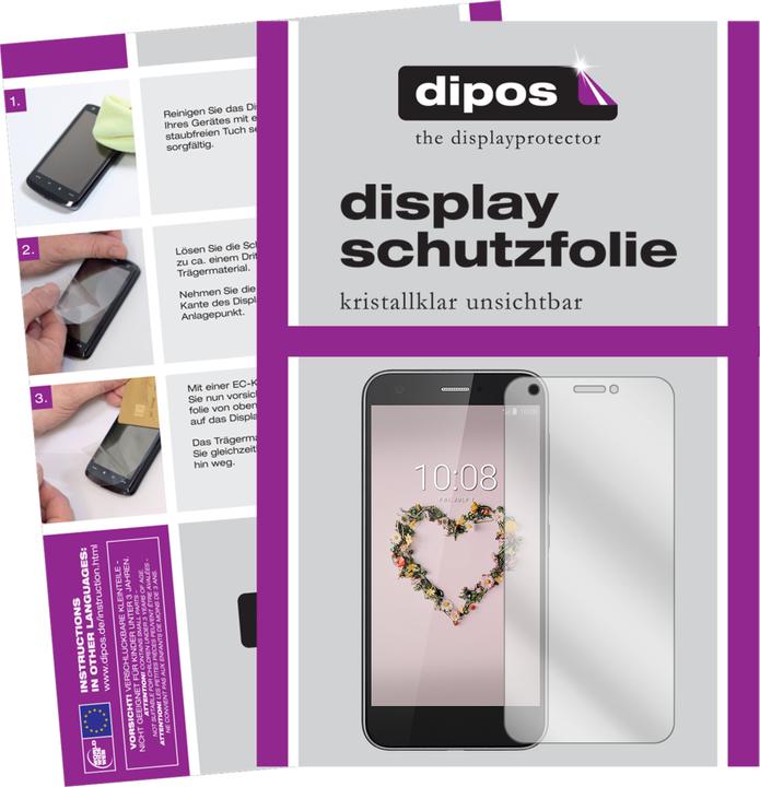 Actual product image Dipos Screen Protector Crystalclear (2 Piece, ZTE Blade A512)
