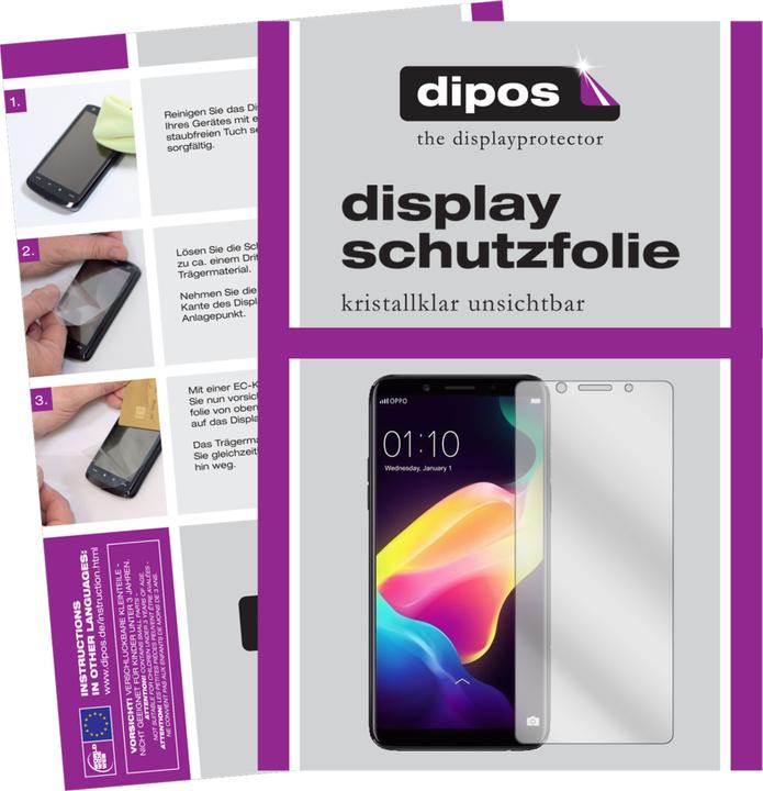 Actual product image Dipos Screen Protector Crystalclear (6 Piece, Oppo F5 Youth)